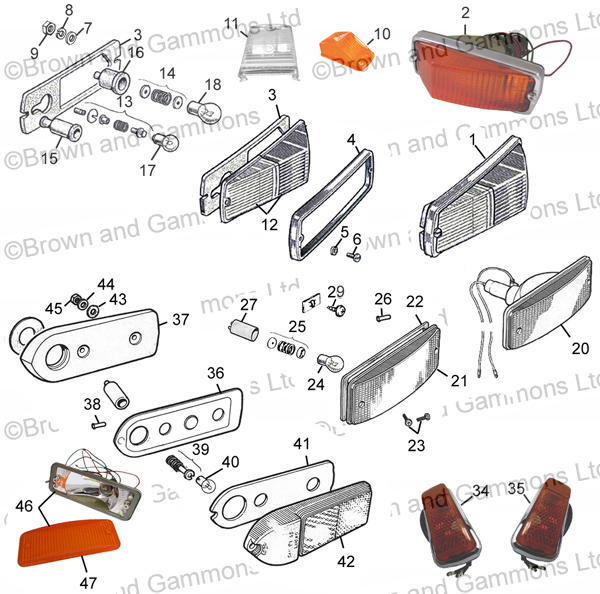 Image for Lamps - Front Indicator Flasher and Marker